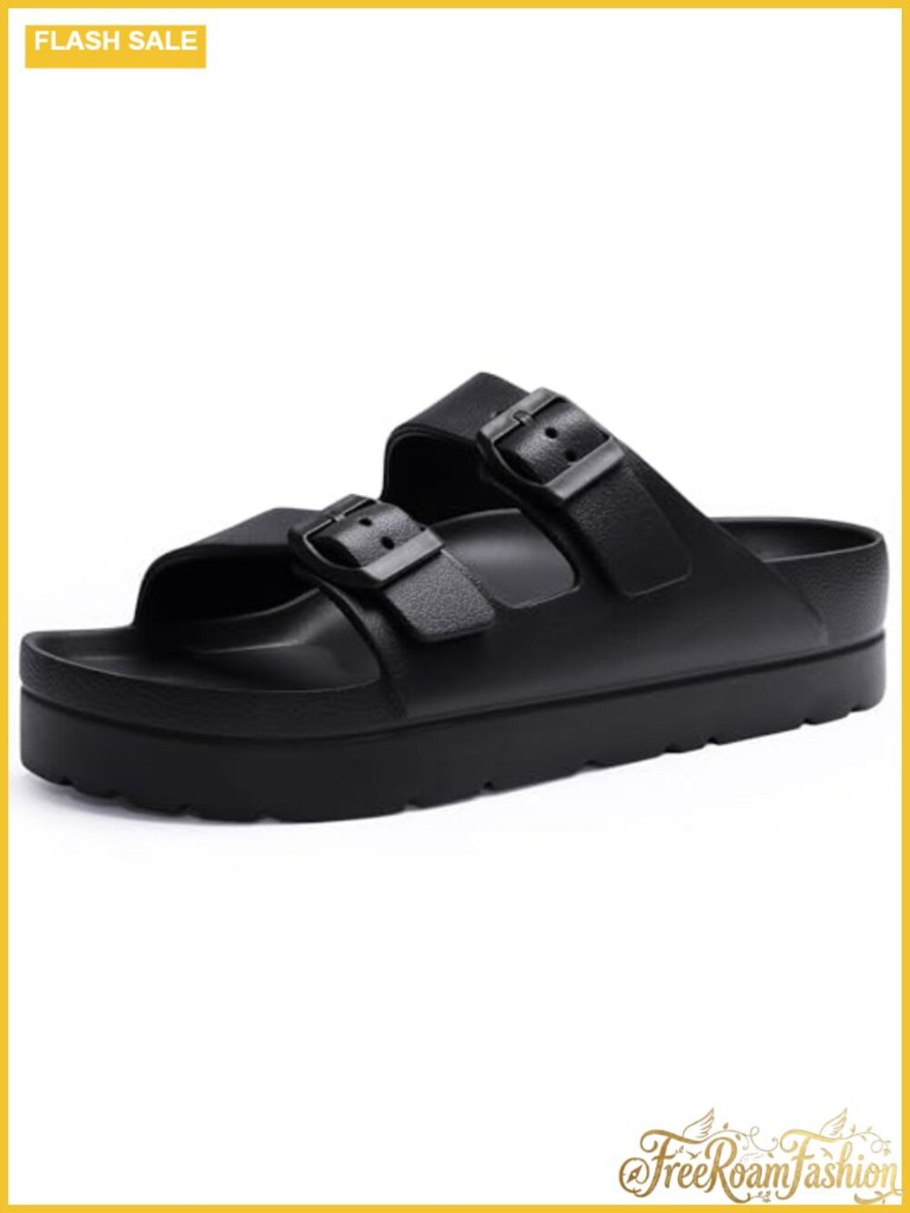 Comfortable Arch Support Platform Slide Sandals